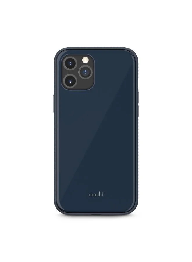 Moshi MOSHI iPhone 12 Pro Max - iGlaze Case - Midnight Blue