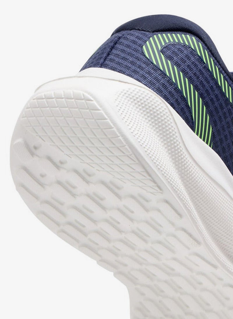 Kappa Boys' Logo Print Sport Shoes with Hook and Loop Closure - Image 5