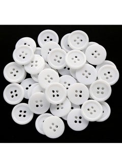 23/32 Inch (17.5Mm) White Color Buttons Sewing Flatback Button For Shirt Garment Sewing Or Crafts Pack Of 100 Pcs - pzsku/ZED567DD18A6C8A95DE93Z/45/_/1724479727/334407d1-7f3c-4650-8c0e-52feeb600bf3