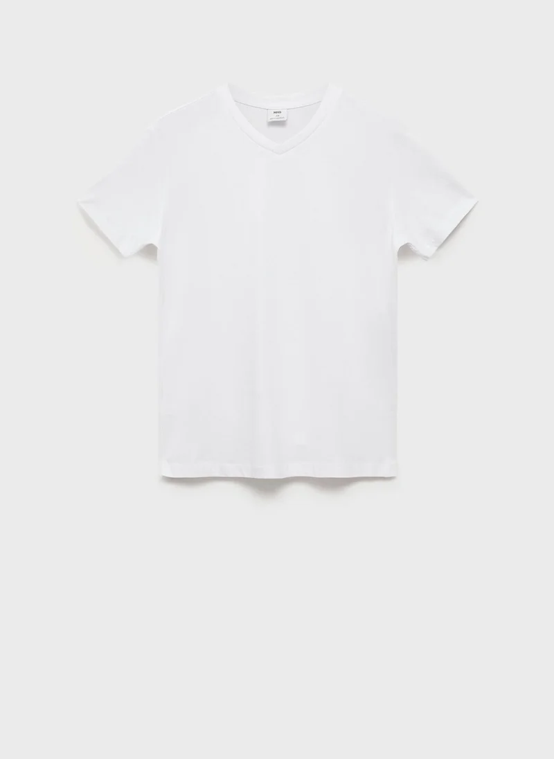 Mango Man Essential Crew Neck T-Shirt