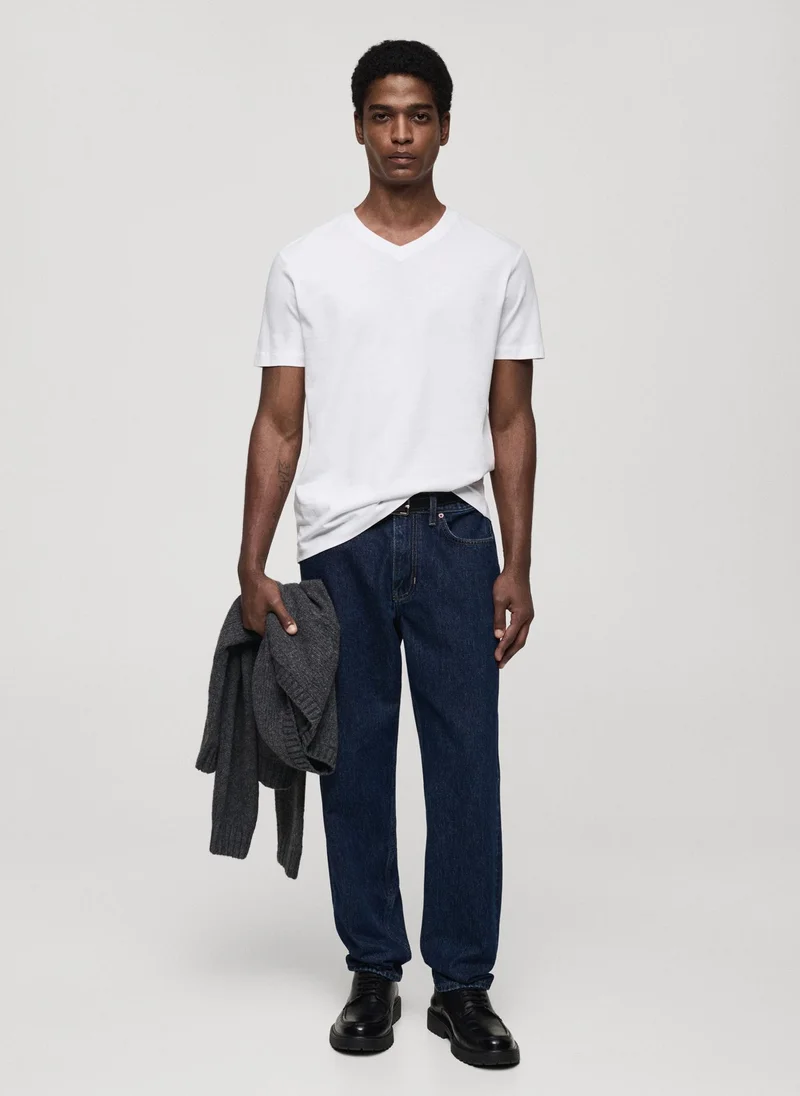 Mango Man Essential Crew Neck T-Shirt