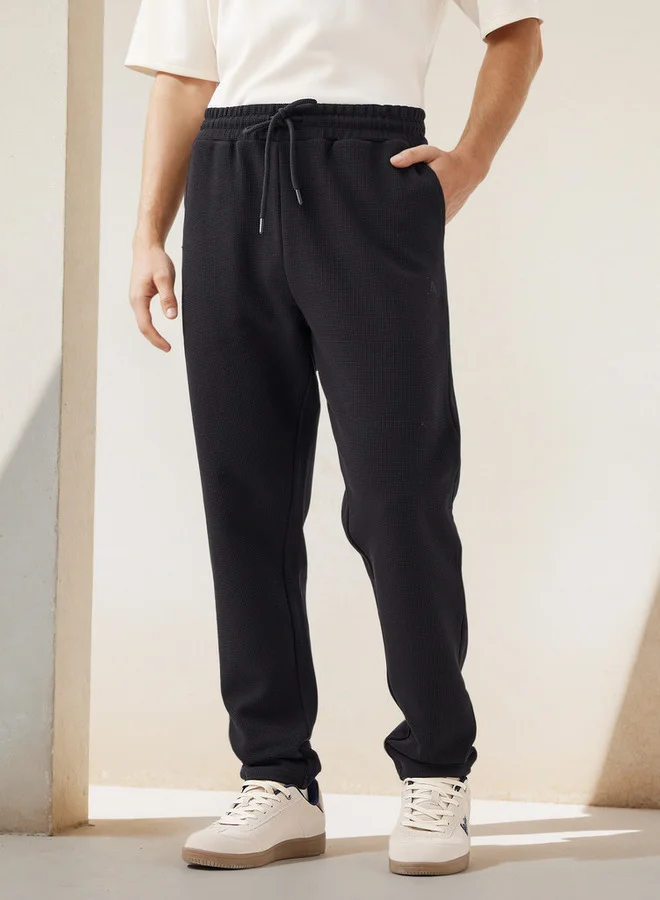 ADOT by Splash Textured Regular Fit Joggers