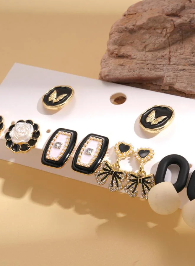 تايك تو Set of 6 - Assorted Embellished Earrings