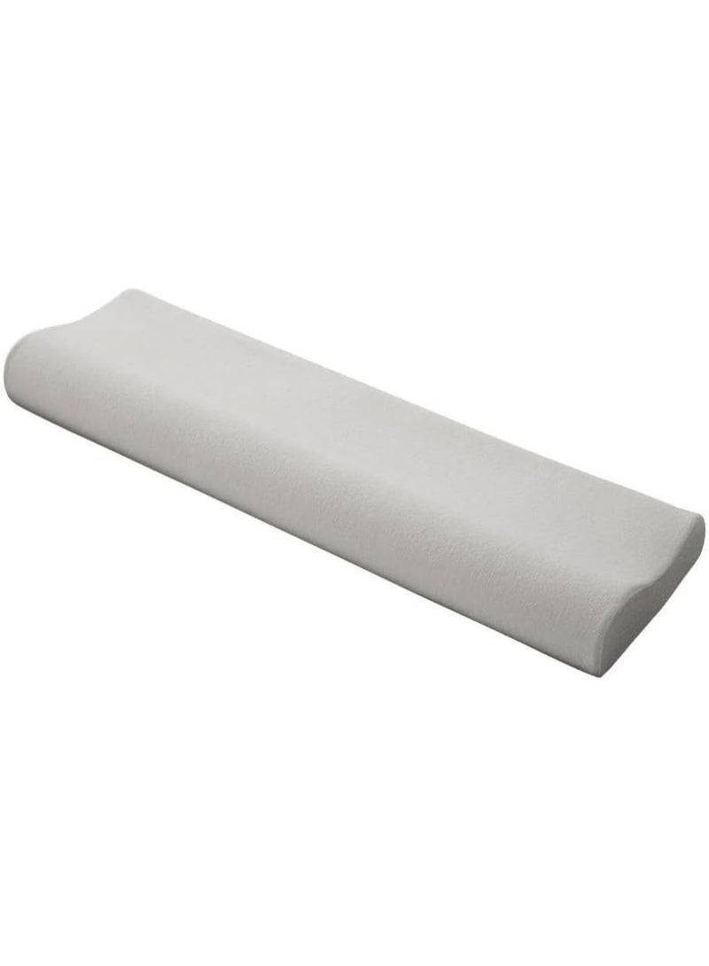 Long Memory Foam Support Pillow 100 cm with Removable Washable Cover, Full Body Comfort Pillow for Sleeping, Relaxing and Daily Use - Image 1