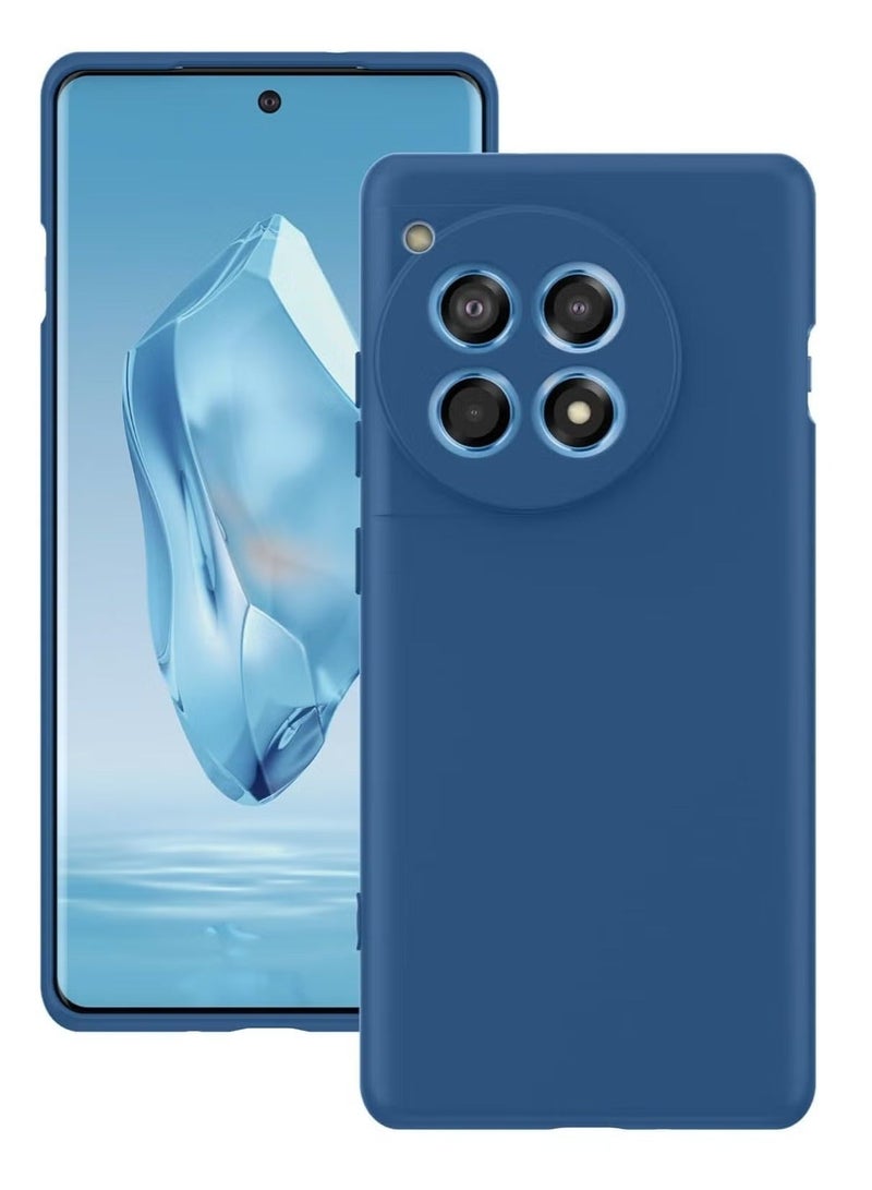 MUNTAQI OnePlus 12R 2024 Liquid Gel Rubber Bumper Case – Shockproof Slim Hard Shell with Soft Microfiber Lining Cushion for OnePlus 12R 5G (2024) - Image 1