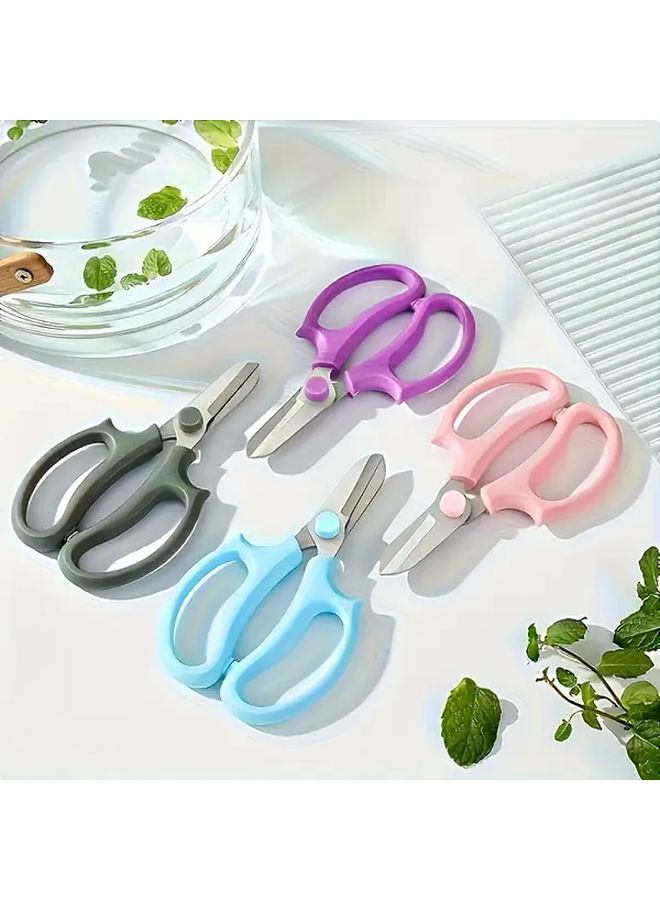 Pink Pruning Shears Stainless Steel Blades Ergonomic D Handle Garden Floral Cutting - Image 3