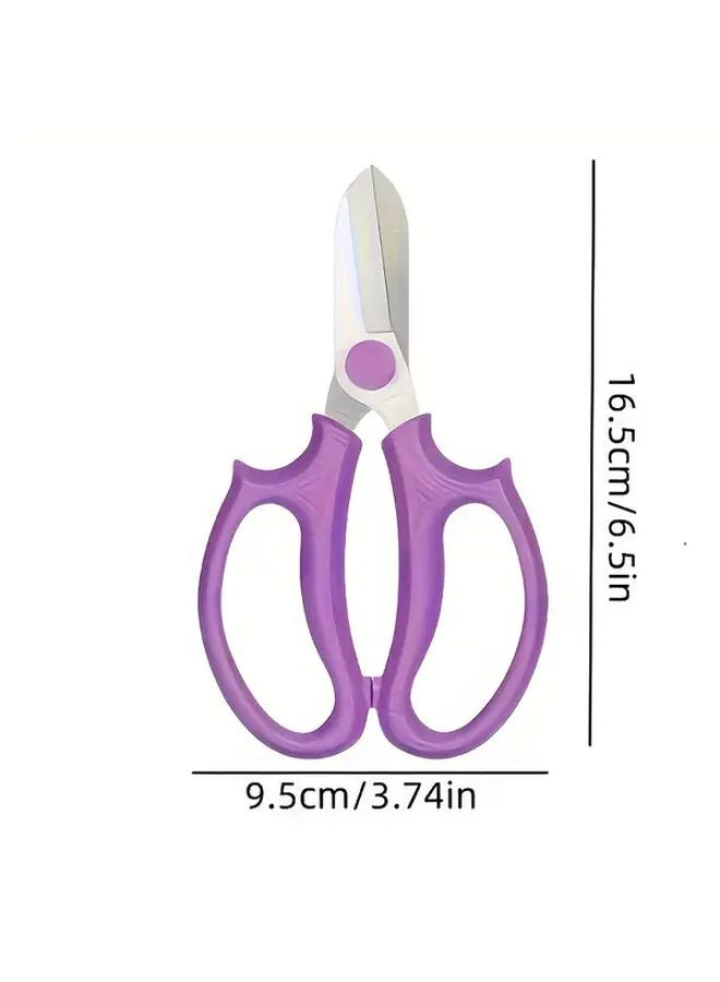 Pink Pruning Shears Stainless Steel Blades Ergonomic D Handle Garden Floral Cutting - Image 4