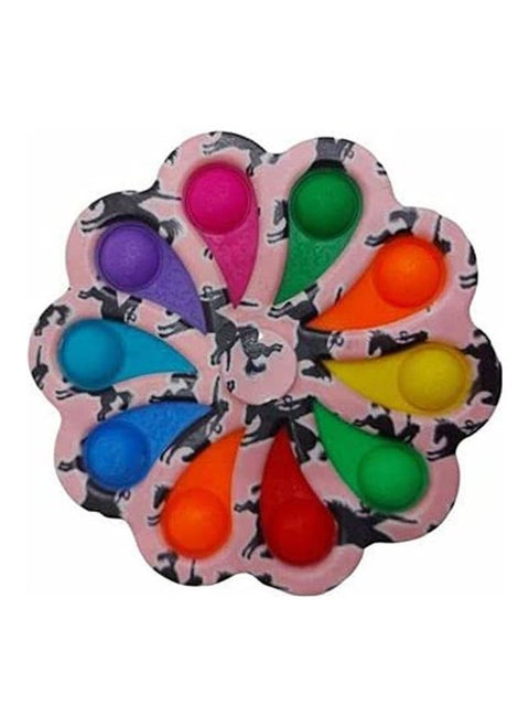 Big Simple Dimple Flower Fidget Toys Spinner 10 Buttons Color 2