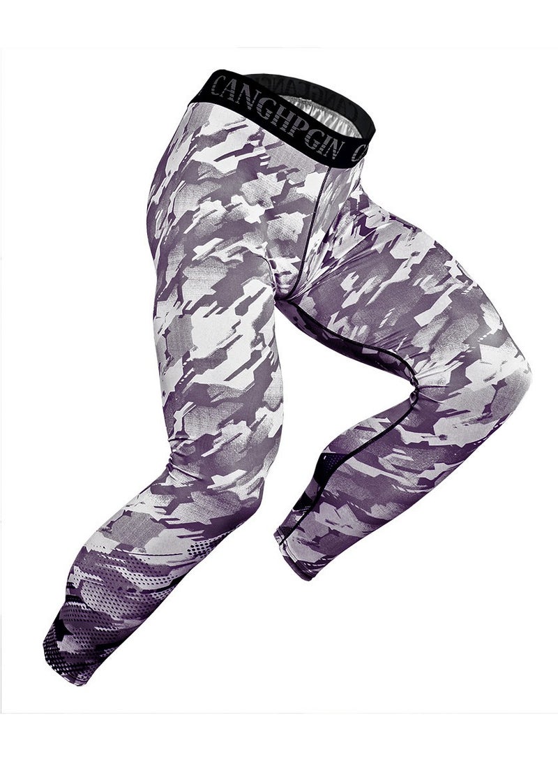CANGHPGIN Men Quick Dry Breathable Sports Pant White - Image 1