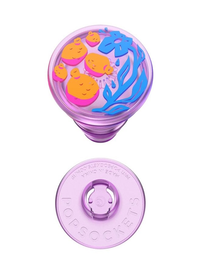 PopSockets Phone Grip with Expanding Kickstand, Adhesive Grip - Translucent Pomello - Image 4