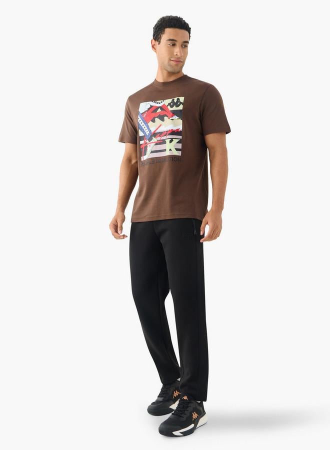 Kappa Printed T-shirt with Crew Neck and Short Sleeves - Image 2