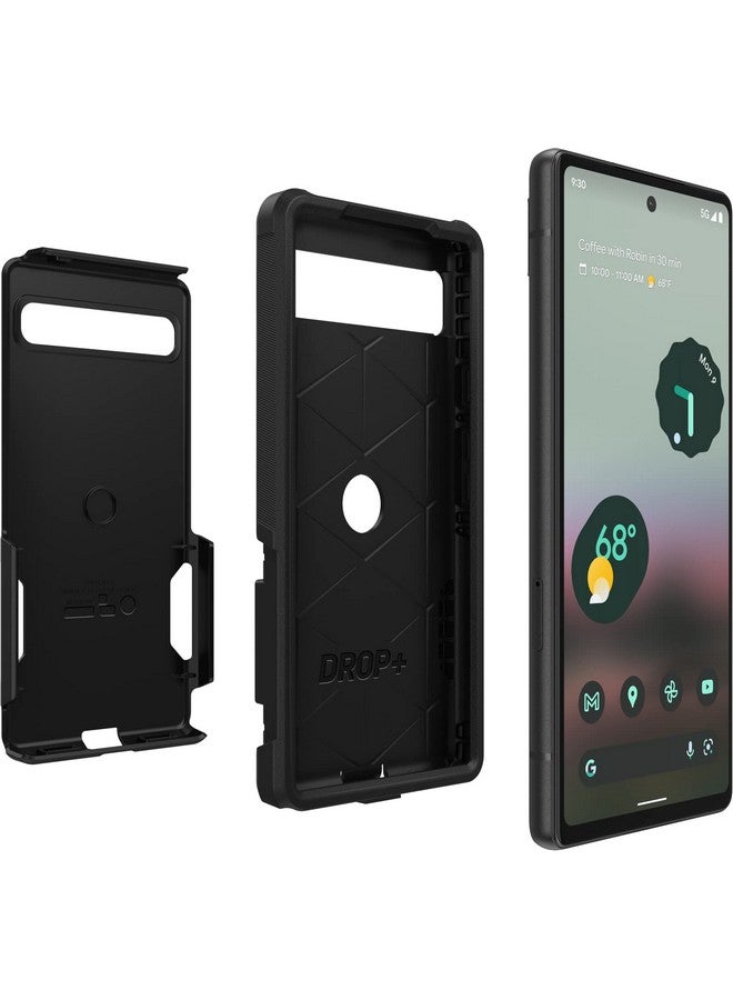 أوتربوكس جراب OtterBox Google Pixel 6A Commuter Series - أسود، نحيف ومتين، مناسب للجيب، مع حماية للمنافذ - Image 3