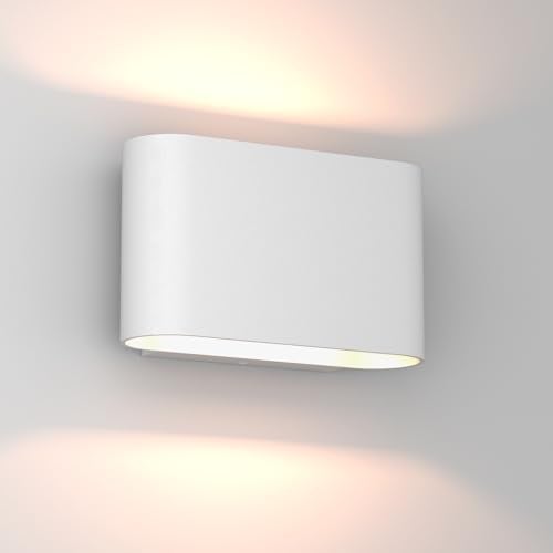 Aipsun Modern LED Wall Sconces 1 Pack Hardwired Interior Wall Lights Indoor Aluminum Up and Down Wall Mount Light for Living Room Bedroom Hallway Corridor Warm White 3000K(with G9 Bulbs) - Image 1
