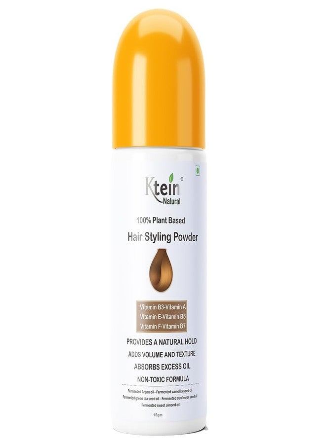 Ktein combo 100% Plant Based Hair Styling Powder (15g) with Ktein 4 in 1 professional hair brush - Image 3