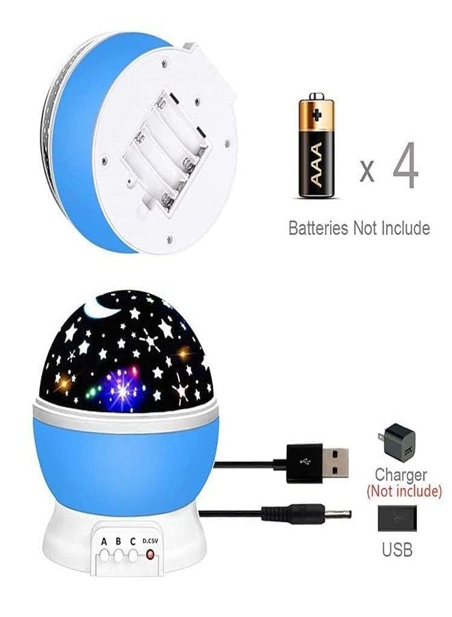 BAOER Star Master Galaxy Night Projector Lamp Ceiling Led Light 360 Rotating Colorful Lights Starry Space Projection Home Room Decoration Design, Toys Gift for Kids Boy Girl, Plastic, Multicolor - Image 4