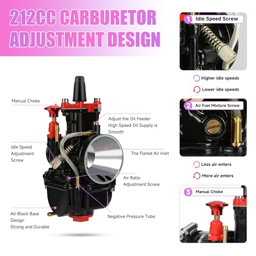 CILOYU PWK 28mm Carburetor Kit Replacement for Predator 212 224 196cc Coleman CT200U CT200UEX BT200X Mini Bike Baja Warrior MB200 KT196 GX160 65hp Engine Parts - Image 3