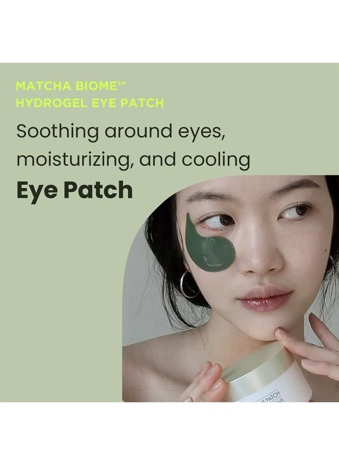 Heimish Matcha Biome Hydrogel Eye Patch (60ea) | Eye Patch for Swollen Eyes and Wrinkles | Matcha, flawless skin, Calming, for Swollen Eyes, Antioxidant, Soothing, Vitamins, Kbeauty  - Image 2
