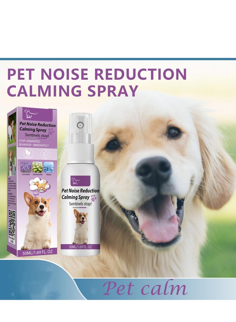 SYOSI Pet Noise Reduction Spray to Calm Prevent Stress And Reduce for Furniture Scratching, DiggingBiting, Calming Relax Anxious Dog Other Problematic Behaviors - Image 2