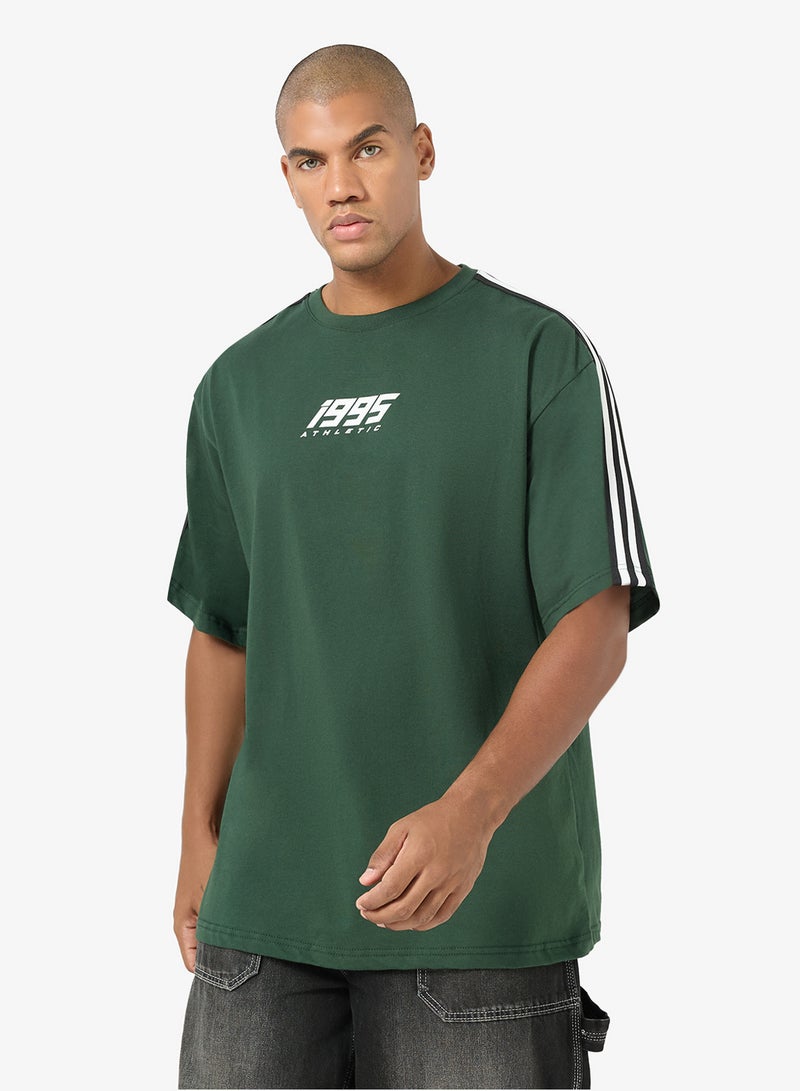 FRWD Oversize Fit t-shirt with logo & taping on sleeve - Image 1