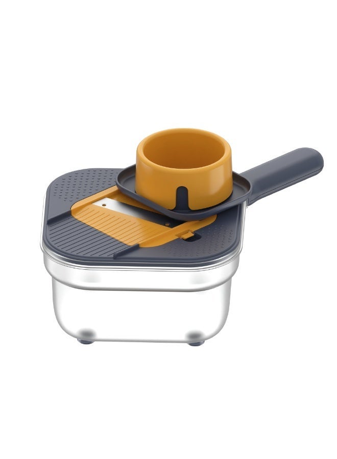 تيدي قطّاعة وبشّارة خضروات متعددة الاستخدام مع وعاء تجميع ومقابض مريحة - Image 2