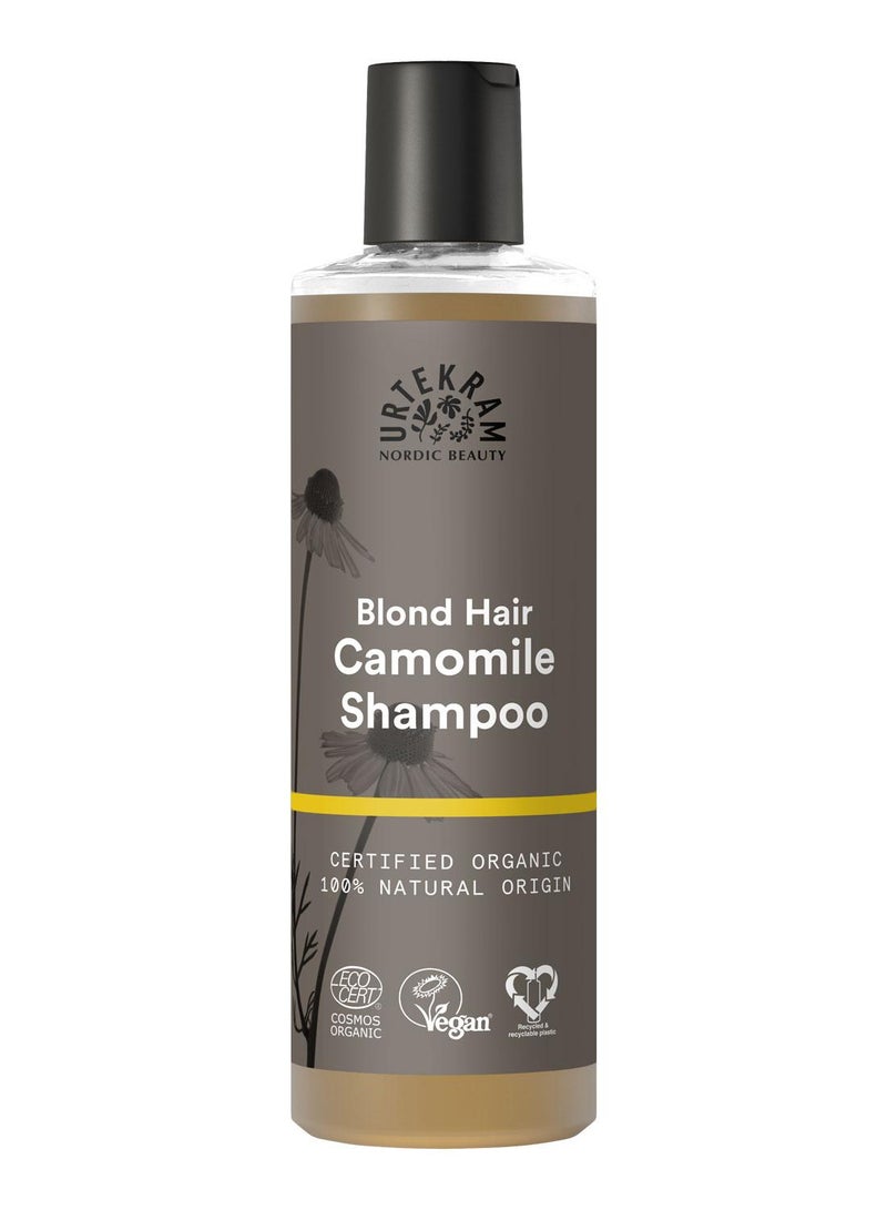 Urtekram Organic Camomile Shampoo for Blond Hair, 250 ml - 100% Organic and Vegan - Silicone and Paraben-Free - Image 1