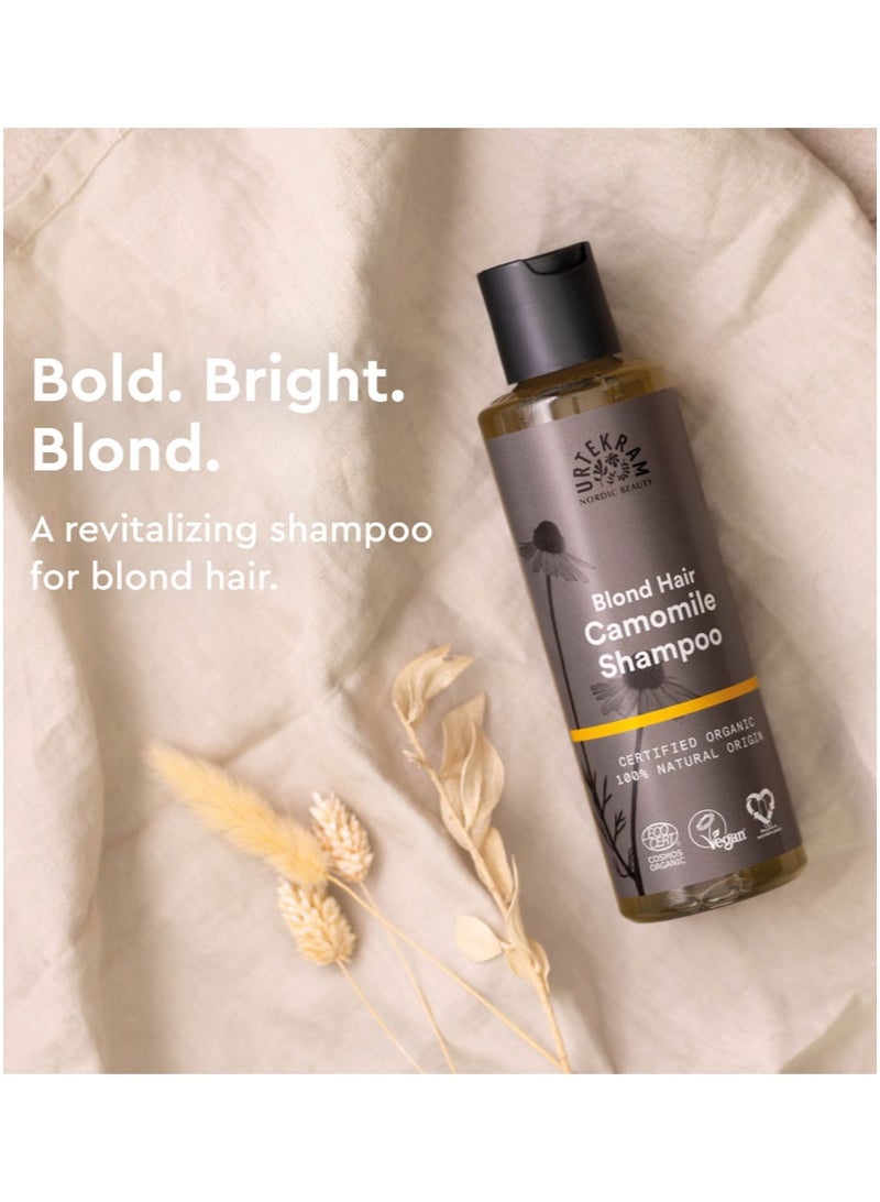 Urtekram Organic Camomile Shampoo for Blond Hair, 250 ml - 100% Organic and Vegan - Silicone and Paraben-Free - Image 2