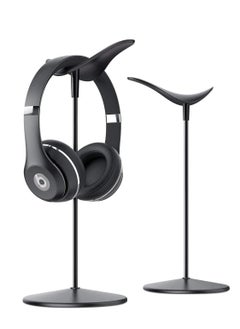 Lamicall Headphone Stand Desktop Headset Holder - Desk Earphone Stand For All Headsets Such As Airbuds Max Hyperx Gaming Headphones Beats / Sennheiser Music Headphones - Black  - Image 1