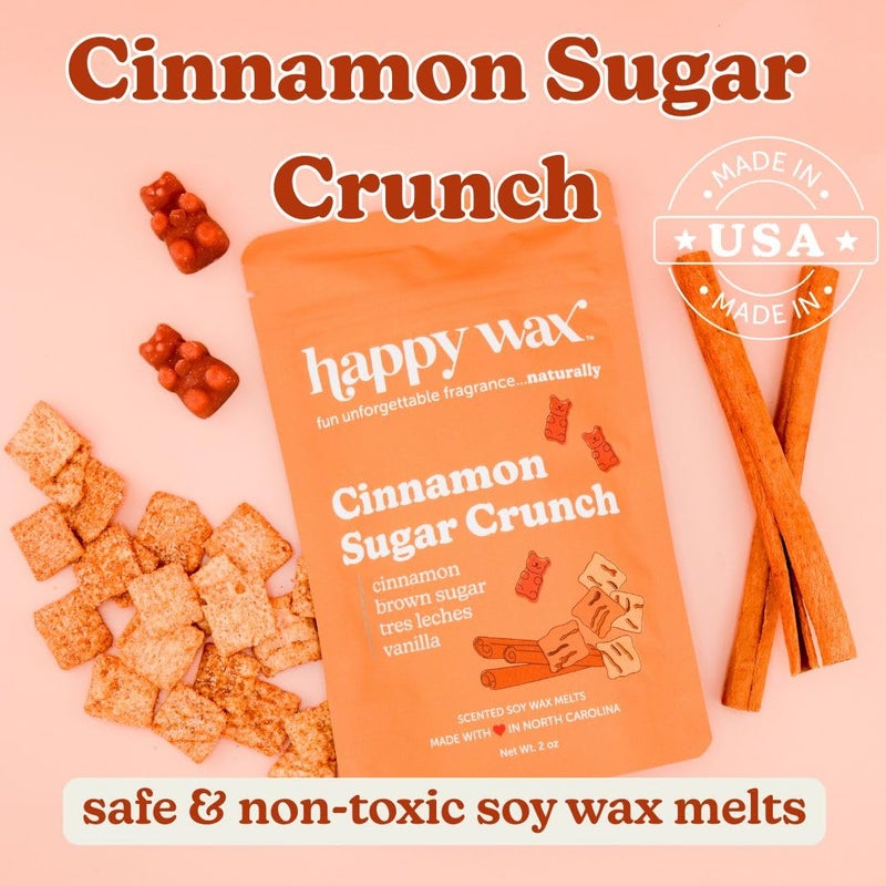 Happy Wax Cereal Mix Premium Scented Natural, Non Toxic Soy Wax Melts â€“ 6 Total Oz. of Scented Wax Melts Includes: Cinnamon Sugar Crunch, Magic Marshmallows and Sweet Fruity Cereal - Image 5
