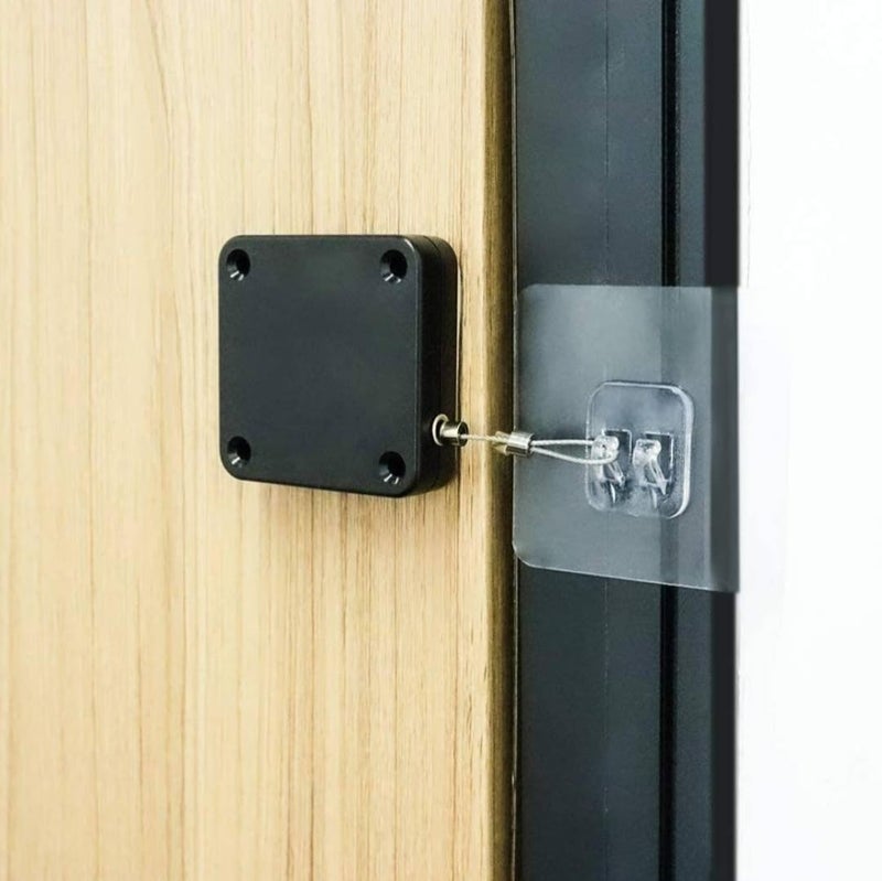 Automatic Sensor Door Closer SelfClosing Mechanism Black - Image 1