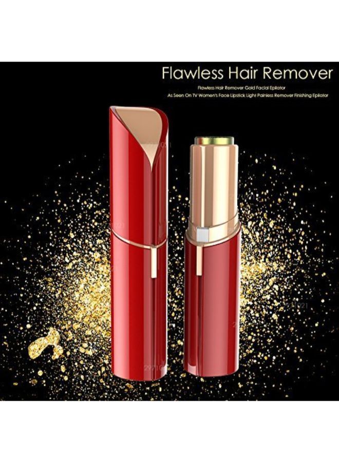 NIBEMINENT Painless Facial Hair Remover Red - Image 2