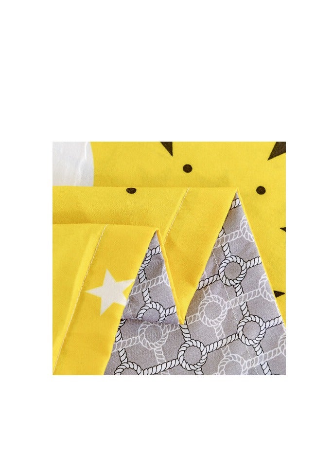 بروماس طقم غطاء لحاف مزدوج الحجم مكون من 6 قطع، 1 غطاء لحاف + 1 ملاءة مسطحة + 4 أكياس وسائد، ألياف دقيقة، الهندباء - Image 3