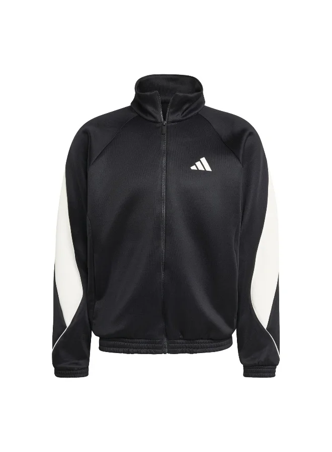 adidas M Stadium Tt Black Training Track Tops For Men XS