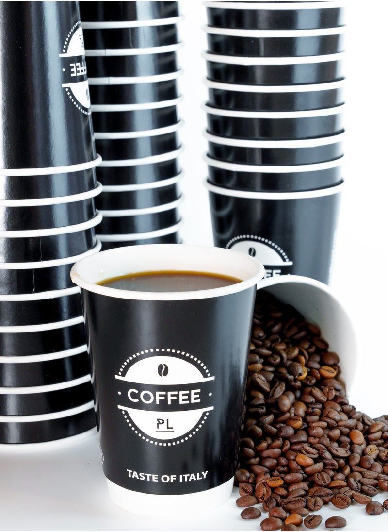 CoffeePL 12 oz Double-Walled Coffee Cup with Lid  - Image 3