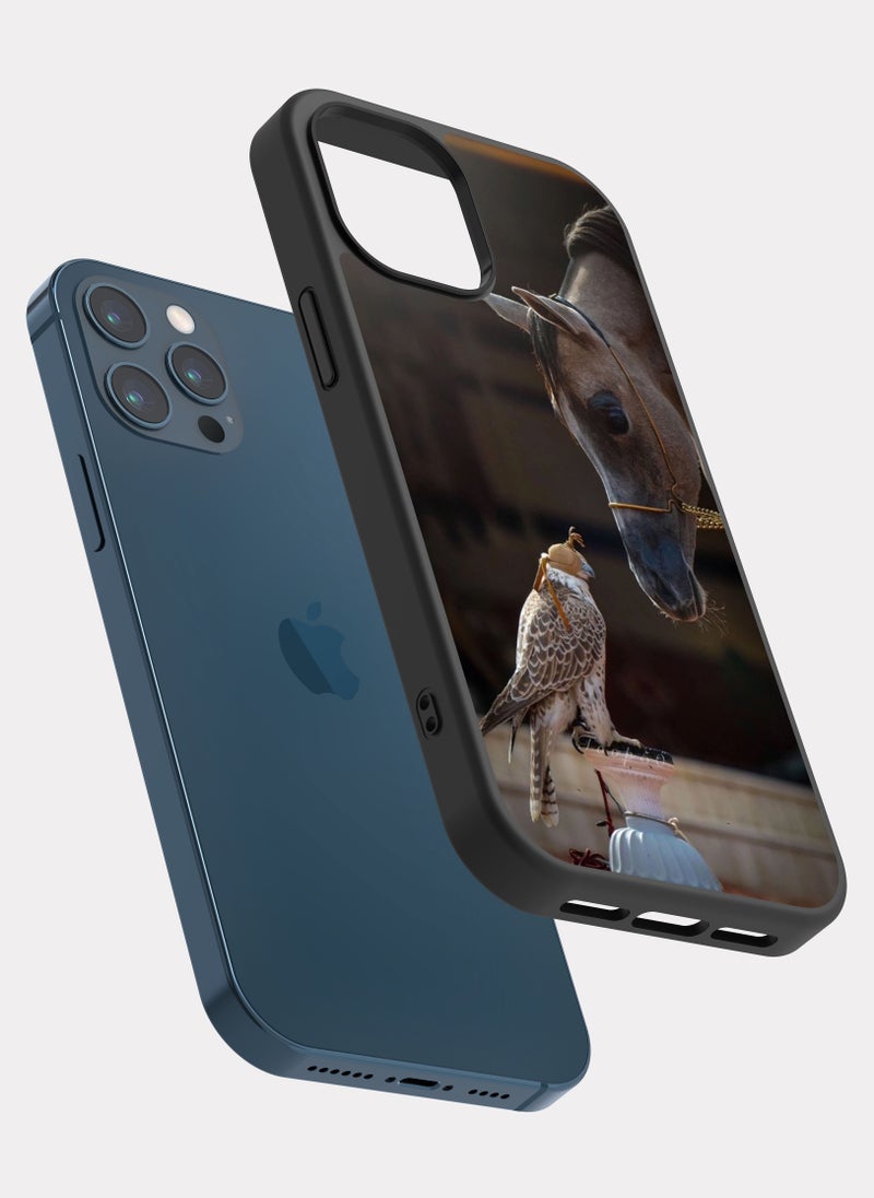 PXLAAT iPhone 12 Pro Max case cover Hawk And Horse - Image 2