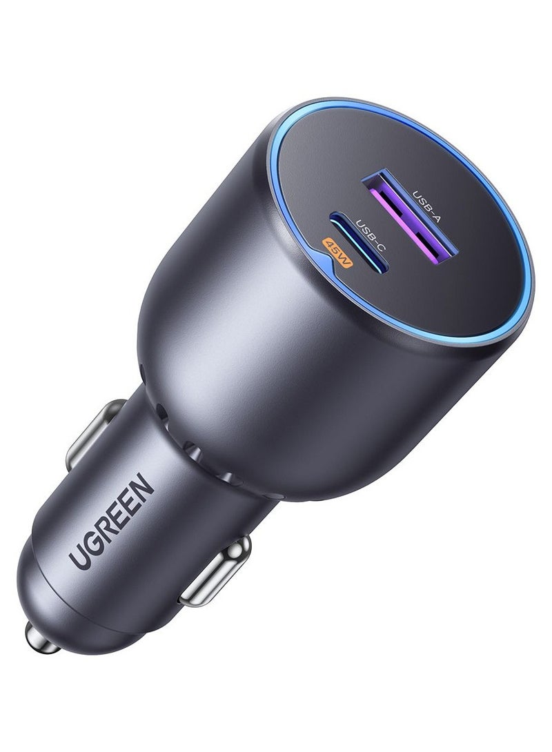 يوجرين إيكو UGREEN 63W USB-C PD + USB-A شاحن سيارة سريع - Image 1