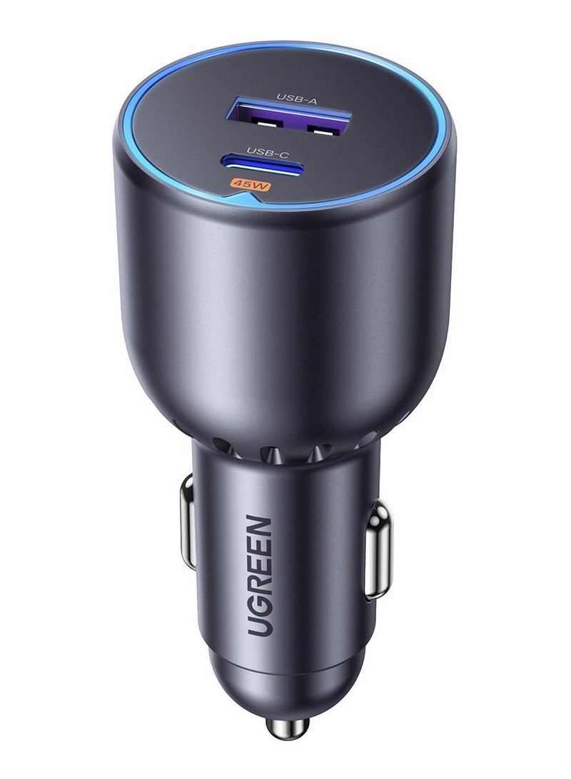 يوجرين إيكو UGREEN 63W USB-C PD + USB-A شاحن سيارة سريع - Image 2