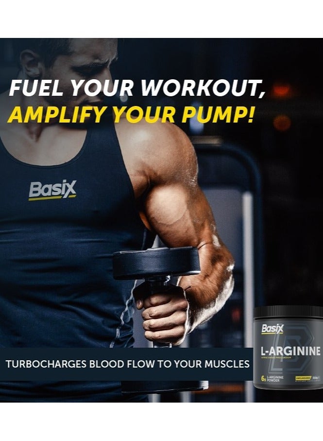 Basix L-Arginine Powder - Unflavored - (310g) - Image 3