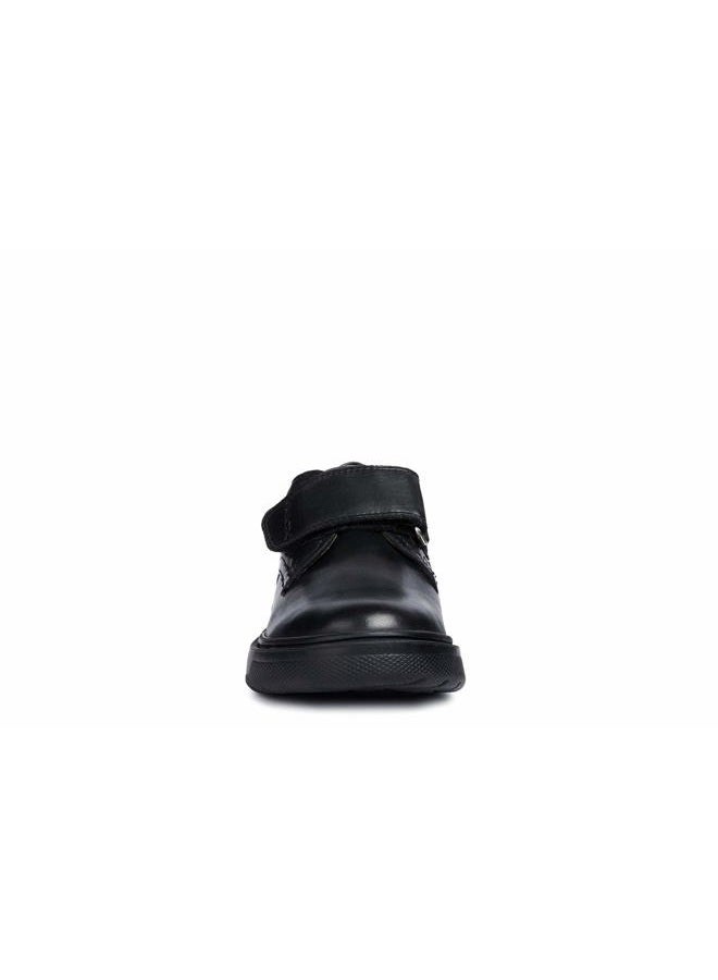 GEOX Boys' Riddock Hook and Loop Dress Sneaker Shoe, Black Oxford, 9 Little Kid - Image 3