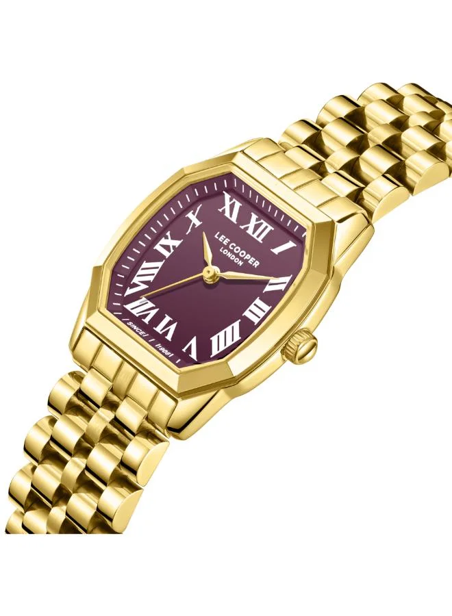 لي كوبر Female's Metal Analog Watch LC08201.180 - 27x34 mm