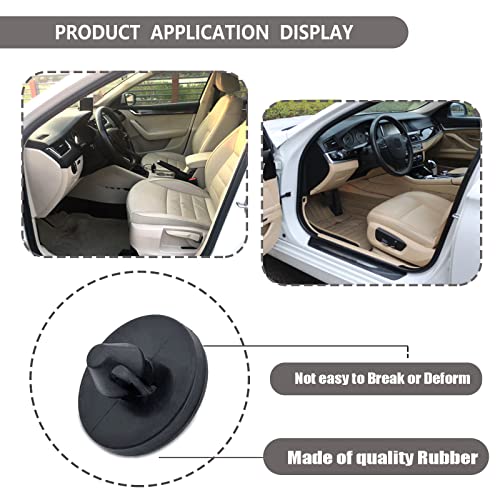 TEMI 12 Pieces Brake Switch Stopper, Car Brake Light Switch Stopper Brake Switch Pad Automotive Clutch Pedal Stopper 90541-06036 - Image 4