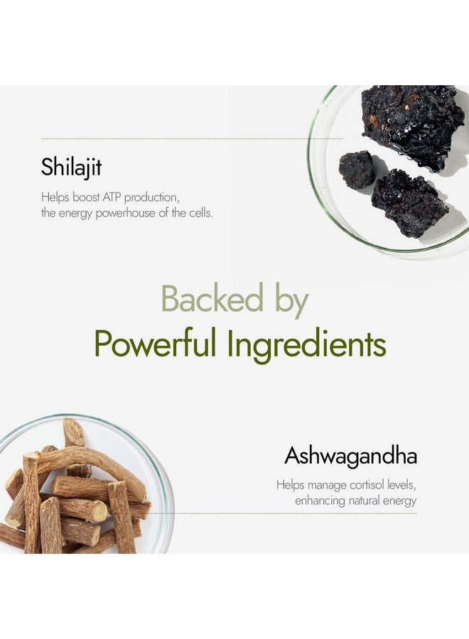 Kapiva مزيج طاقة كابيفا شيلجيت | نكهة بادام | مشروب طاقة للرجال | مكمل غذائي طبيعي | 60% + حمض فلفيكي، 80+ معادن | شيلجيت هيمالايا نقي، أشواغاندا، 5 جرام بروتين | يحسن الطاقة اليومية، القدرة على التحمل والتركيز | 400 جرام - Image 4