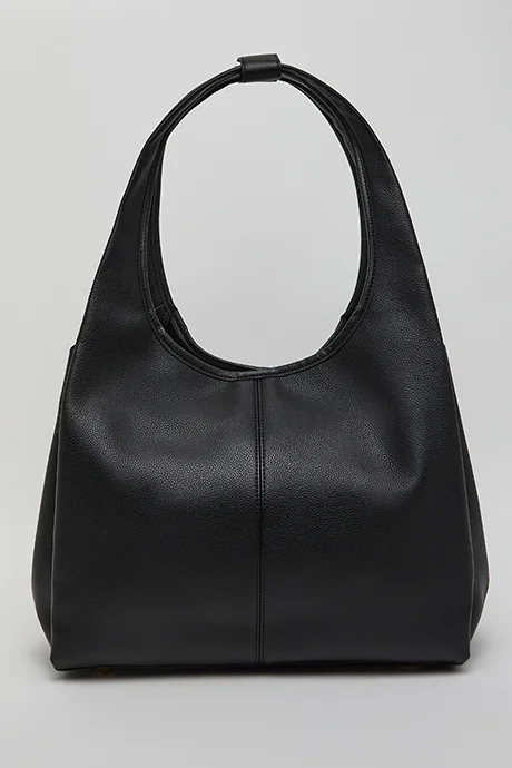 R&B Solid Hobo Bag