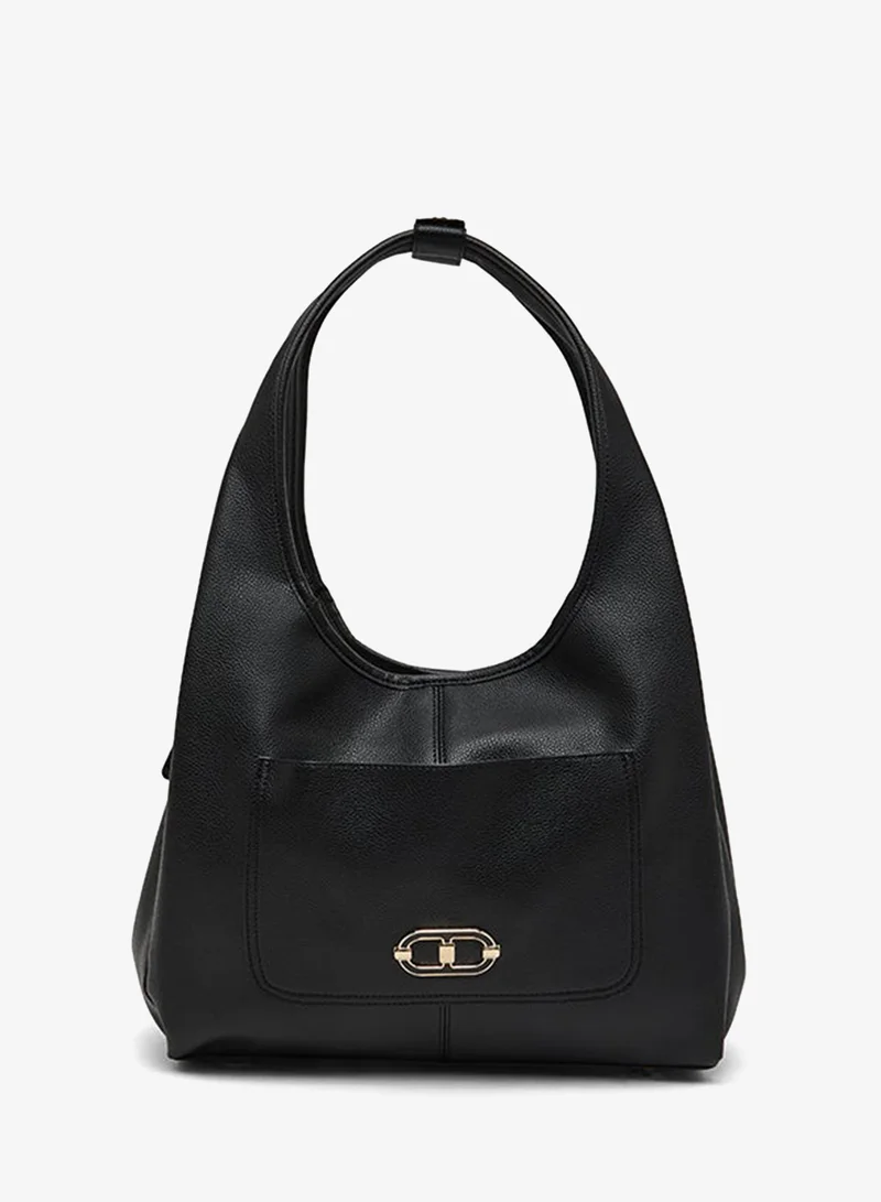 R&B Solid Hobo Bag