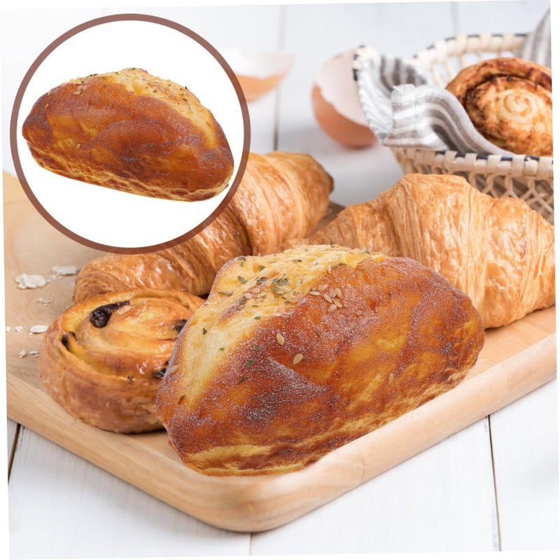 Realistic PU Bread Model Artificial Faux Bakery Display Prop Home Decor Ornament - Image 3