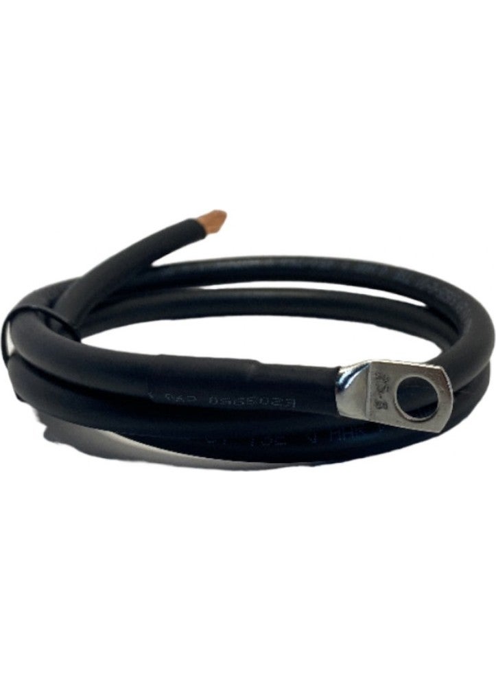 Matech - Battery-Inverter Cable 25 Copper 1m (Black) - Image 1