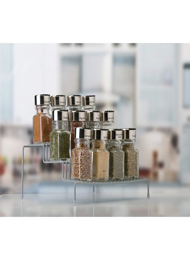 Kitchen Details 3 Tier Free Standing Spice Rack | Organizer Shelf | Countertop | Pantry | Kitchen Cabinet | Grey - Image 3