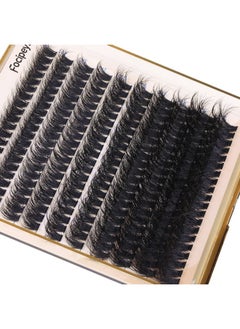 Focipeysa Focipeysa Lash Extension Kit Thick Eyelash Extension Kit 10-18mm Fluffy Lash Clusters 200D Individual Eyelashes Kit with Lash Bond, Lash Remover, Lash Applicator, DIY Lashes Extension  - Image 5