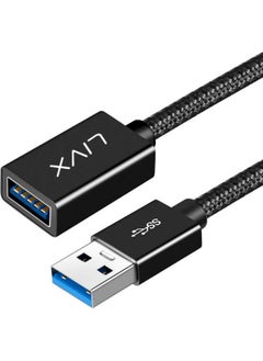 Livx Rope 5gbps Fast Data Transfer USB 3.0 Male to Female Extension Cable Rope Braided 5 Meters  - Image 1