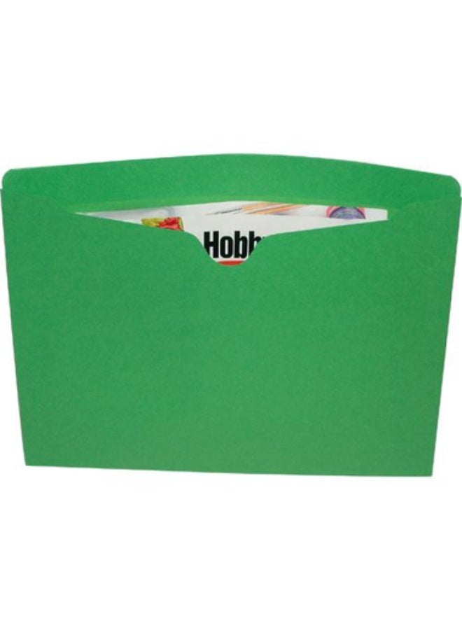 File Pocket Single Pocket Letter Manila Paper Green