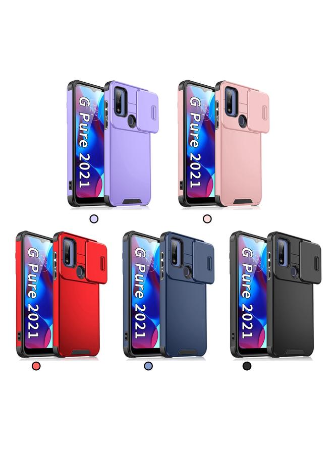 S-TOP Case For Motorola Moto G Power 2022 Sliding Camshield TPU + PC Phone Case - Image 2